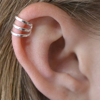 Three Band - Cartilage Ear Cuff - EC628