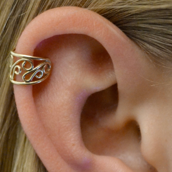 Filigree - Pierced Cartilage Ear Cuff - EC603