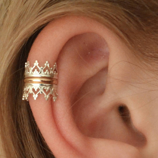 Fancy Crown - Cartilage Ear Cuff - EC620
