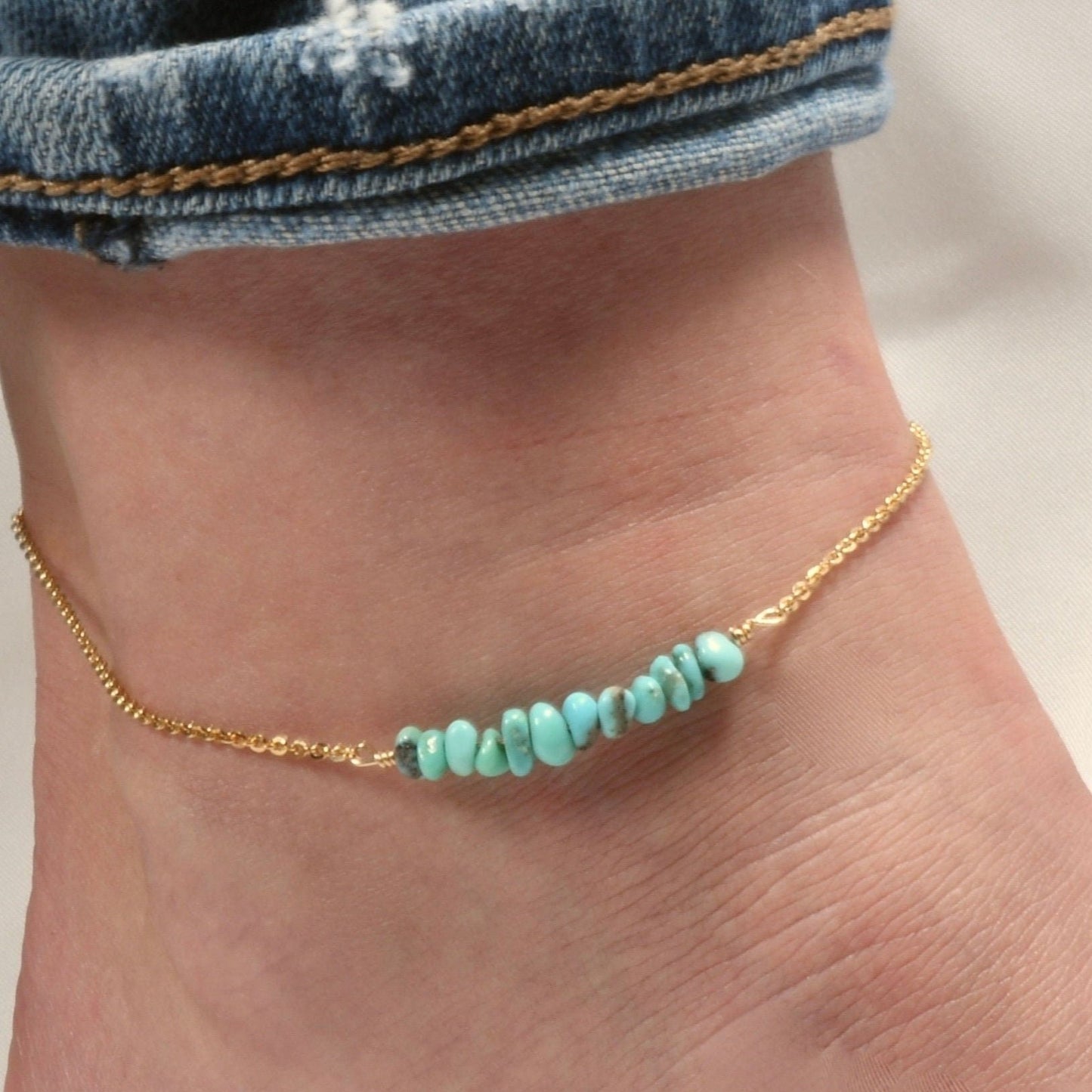 Turquoise - Anklet - ANK
