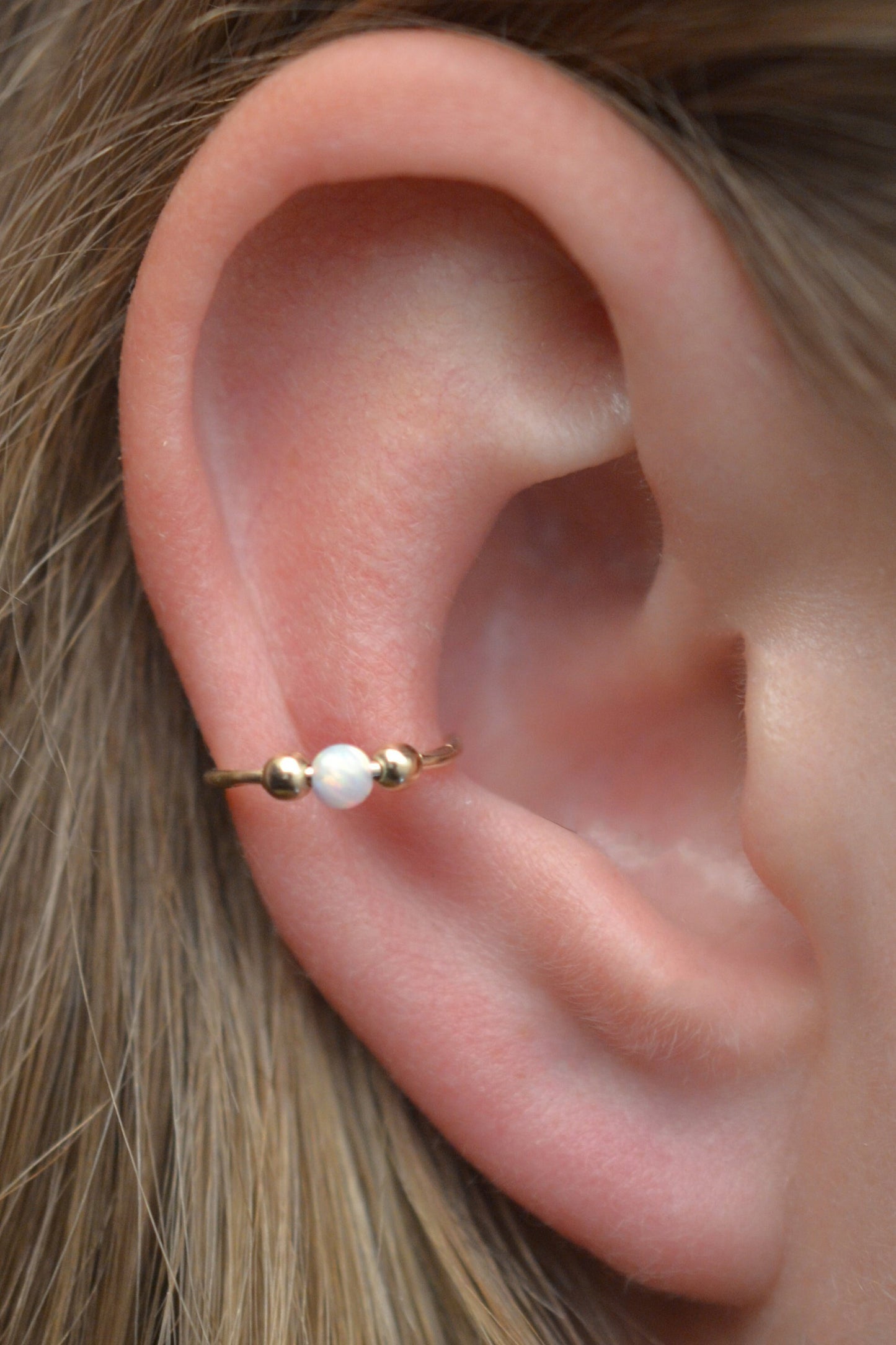 Opal Bead - Ear Cuff - EC316