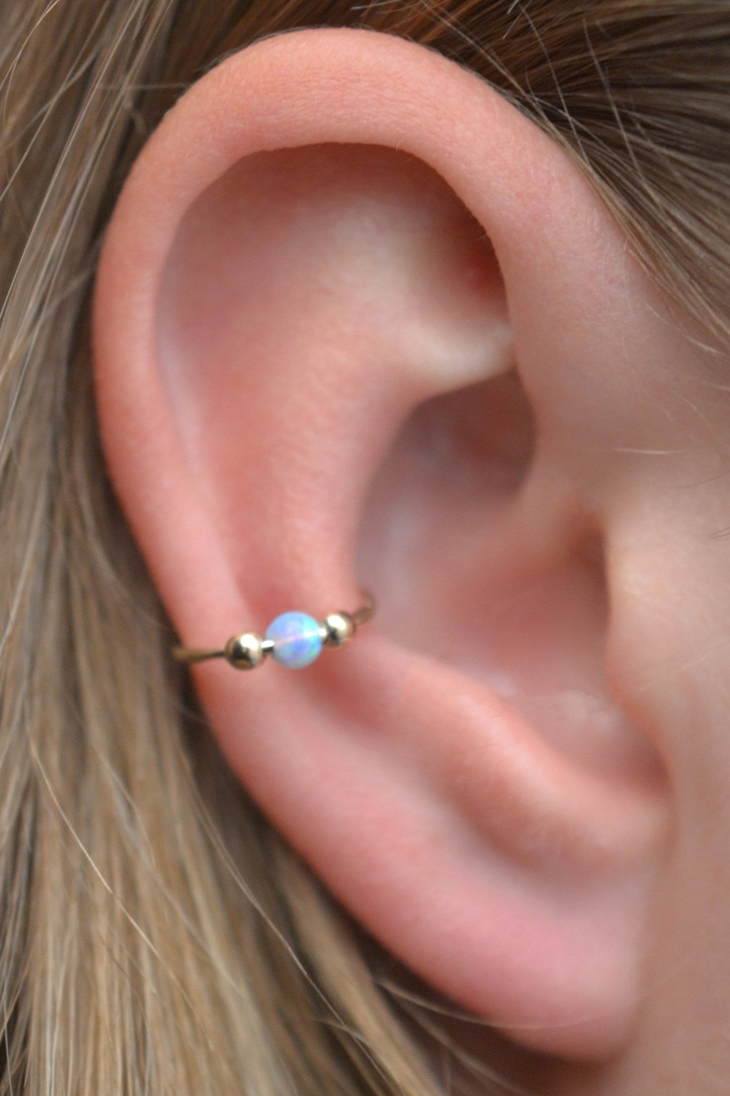 Opal Bead - Ear Cuff - EC316
