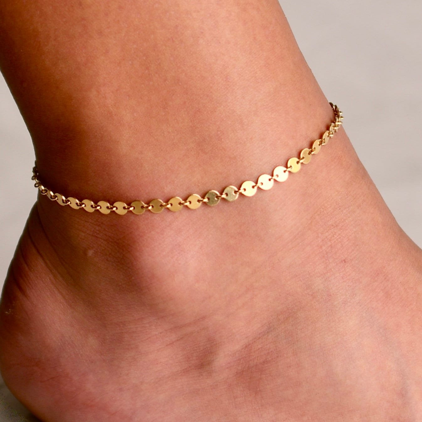 Coin Disc - Anklet - ANK