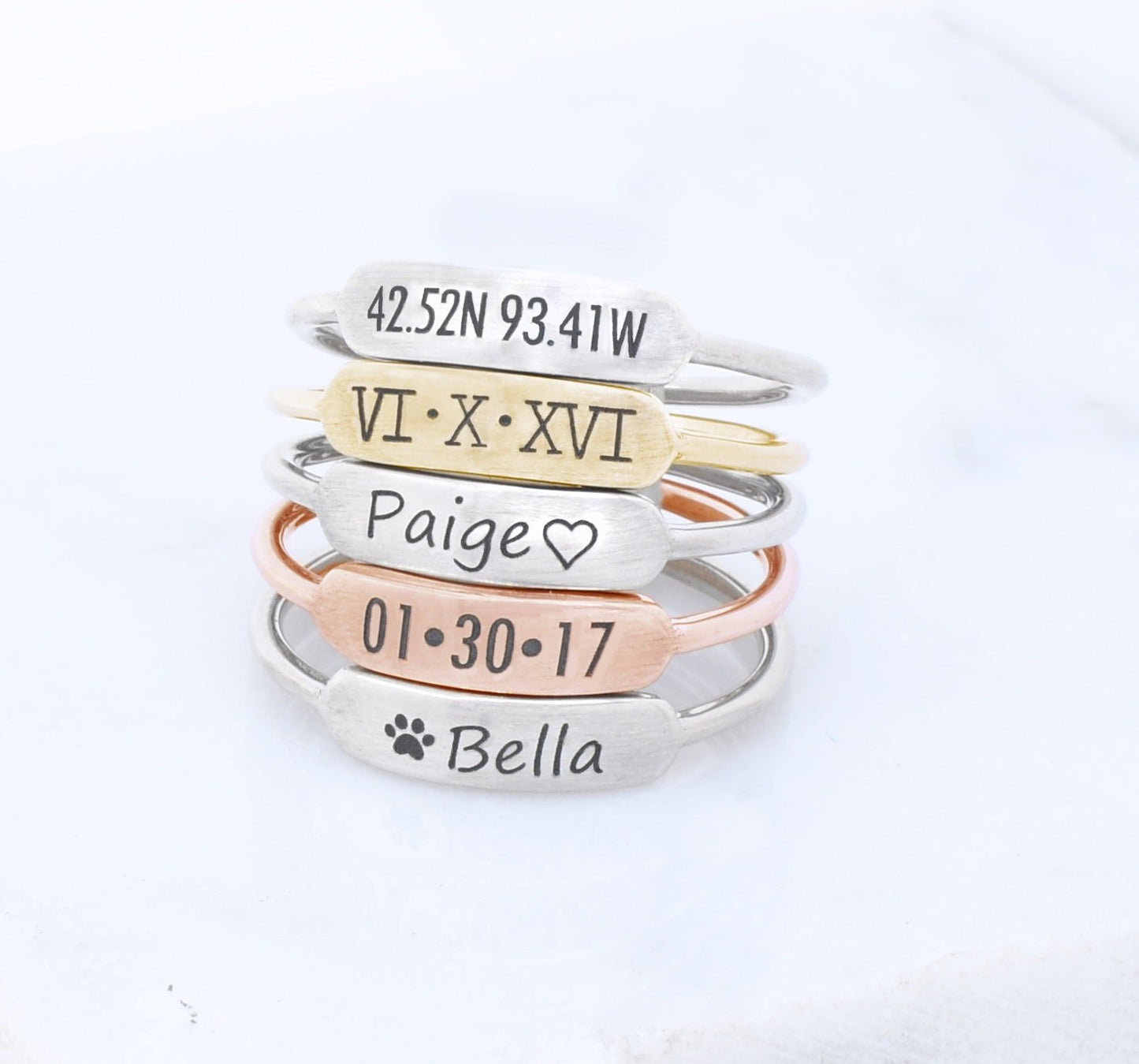 Personalized Toe Ring - Custom Engraving