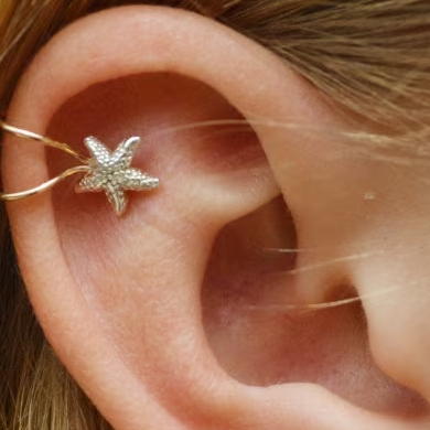 Starfish - Cartilage Ear Cuff - EC