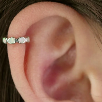 Opal Dots - Cartilage Ear Cuff - EC